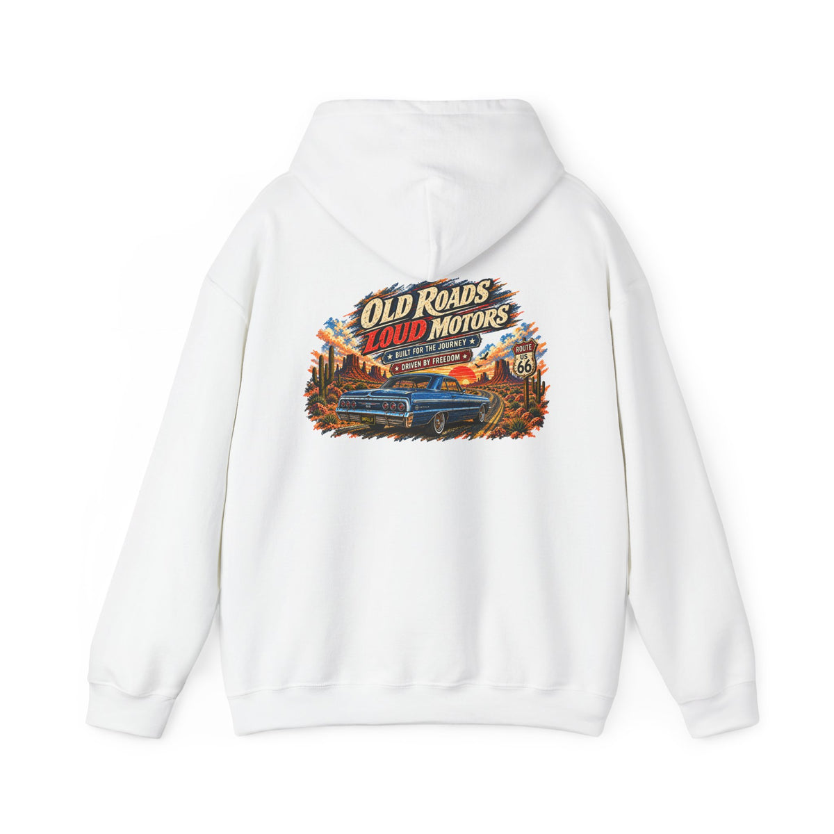 Old Roads Loud Motors Hoodie