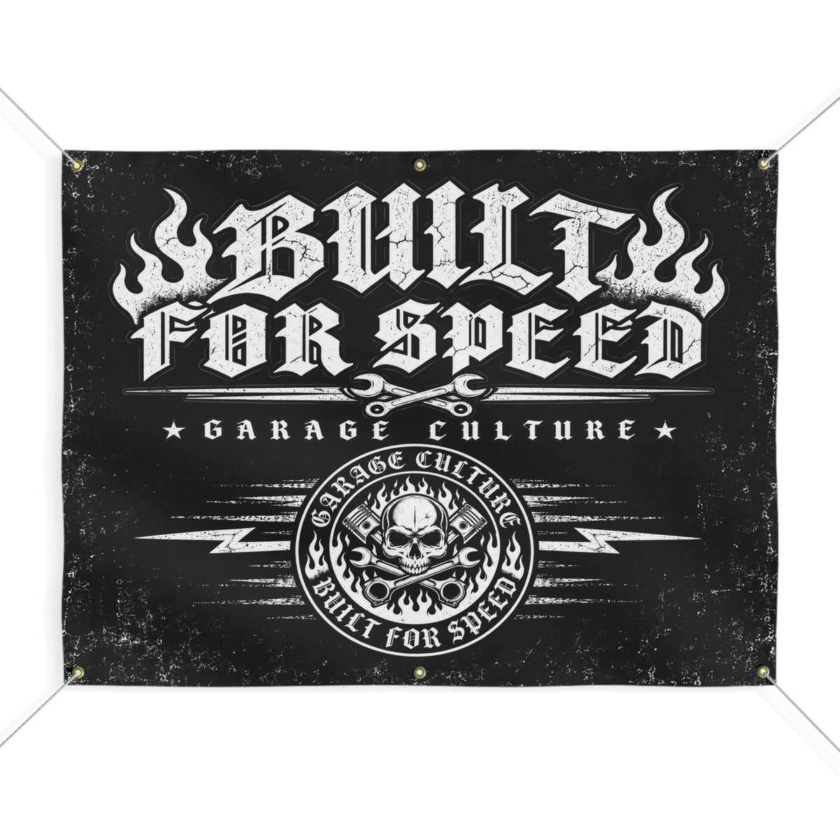 Built For Speed Garage Banner