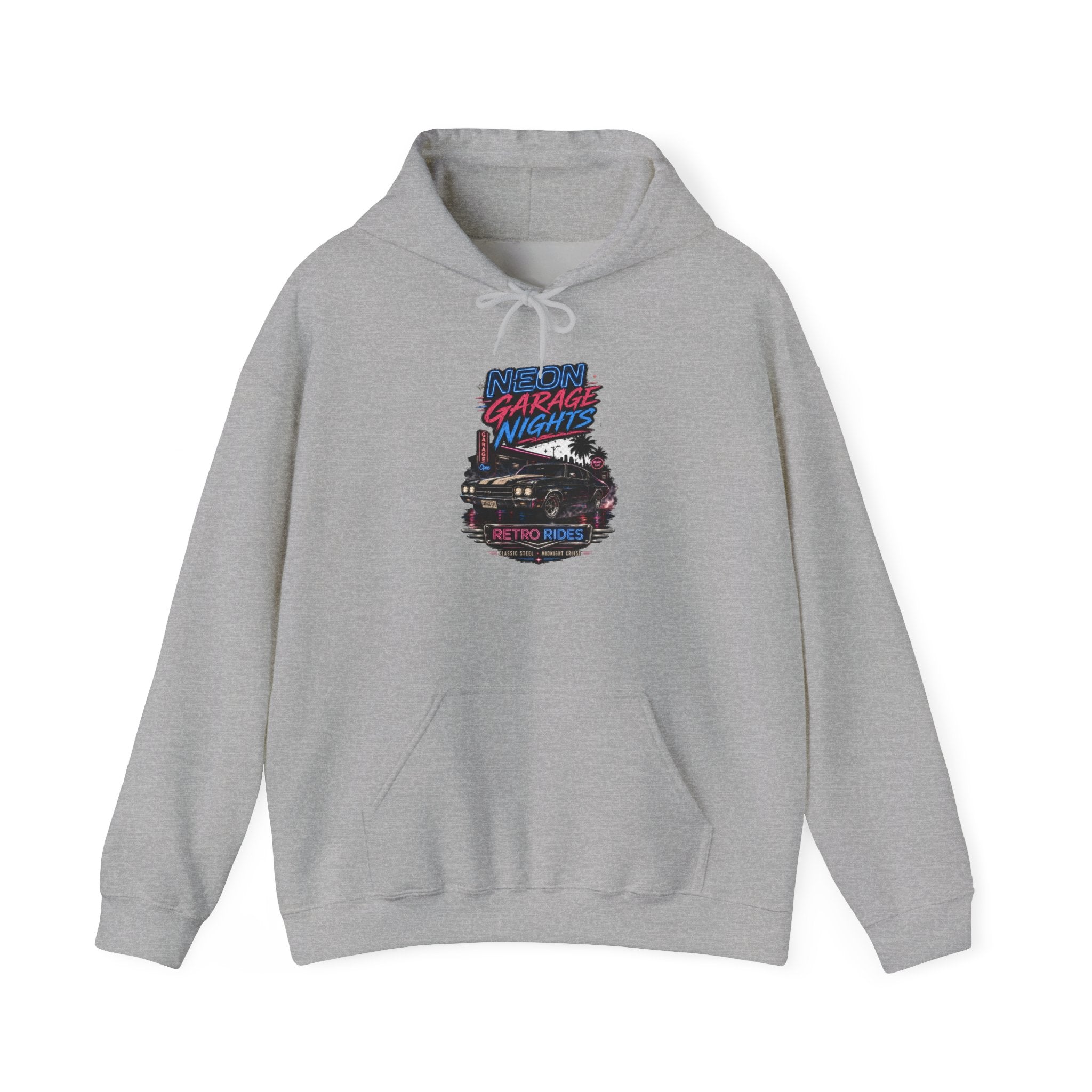 Neon Garage Nights Hoodie