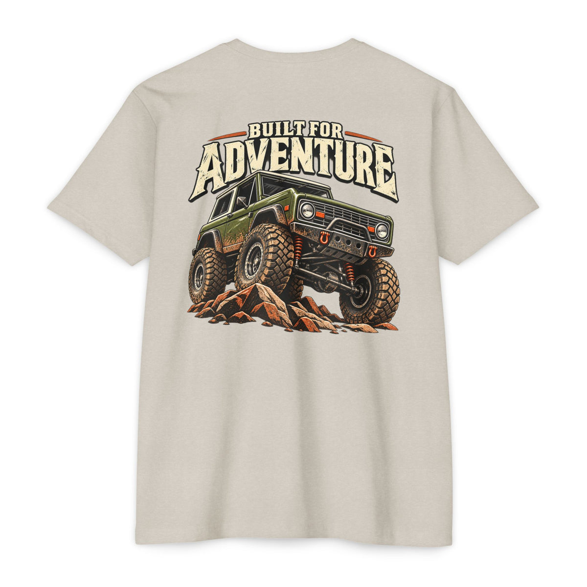 Built For Adventure T-Shirt with Garage Life artwork by Print Gear