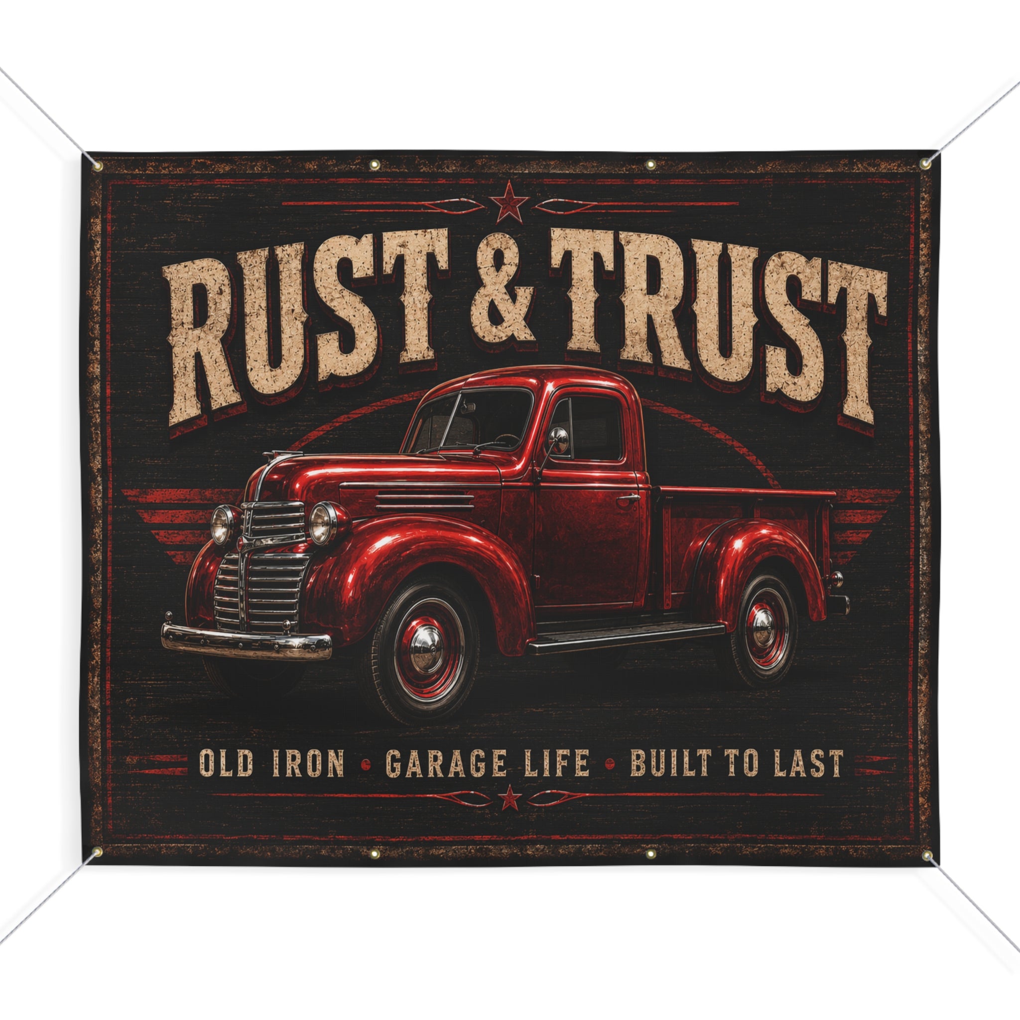 Rust & Trust Garage Banner