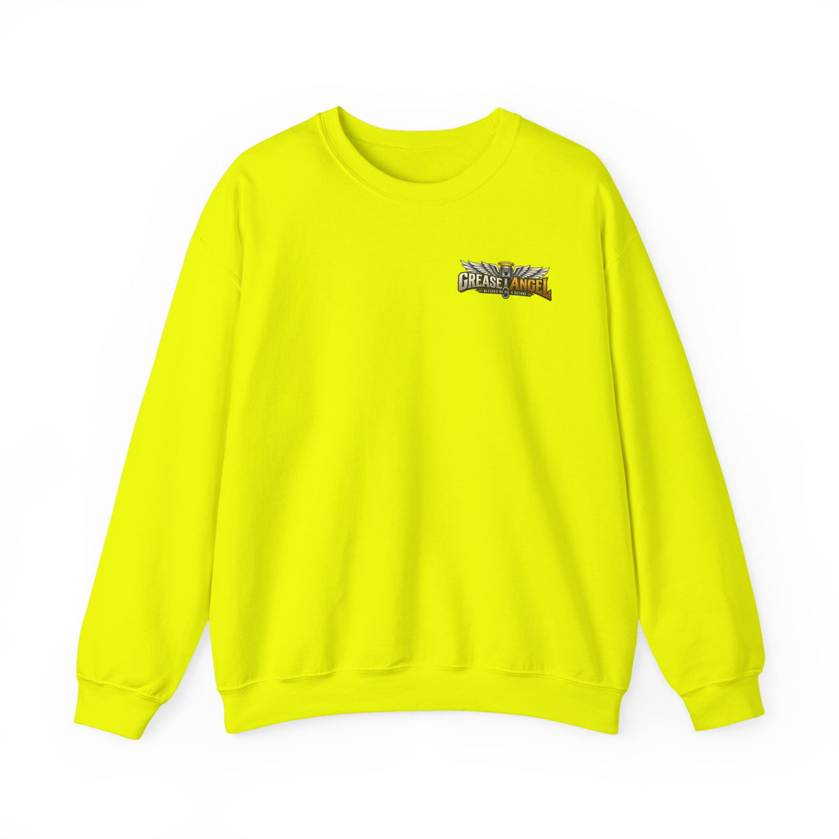 Grease Angel Crewneck with Garage Life artwork by Print Gear