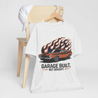 Garage Built Short Sleeve Tee, Car Enthusiast Shirt, Gift for Mechanic, Auto Lover T-Shirt, Vintage Style Apparel, Automotive Graphic Tee