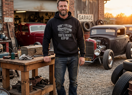Weekend Warrior Muscle Car Hoodie