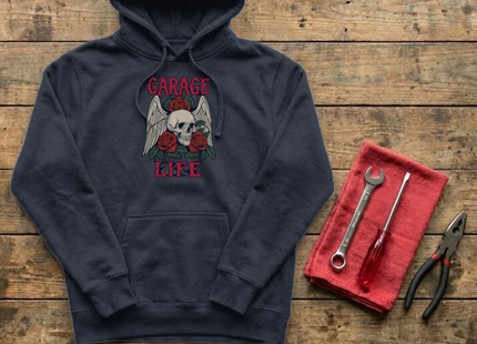 Garage Life Skull Wings Hoodie