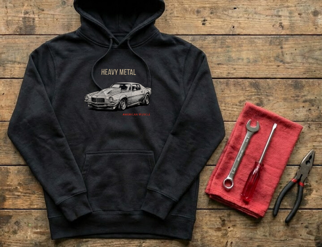 Heavy Metal Mustang Hoodie