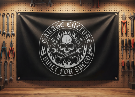 Built For Speed Garage Banner