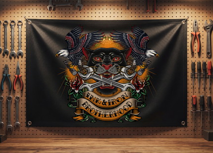 Piston Panther Garage Banner