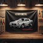 Heavy Metal American Muscle Banner