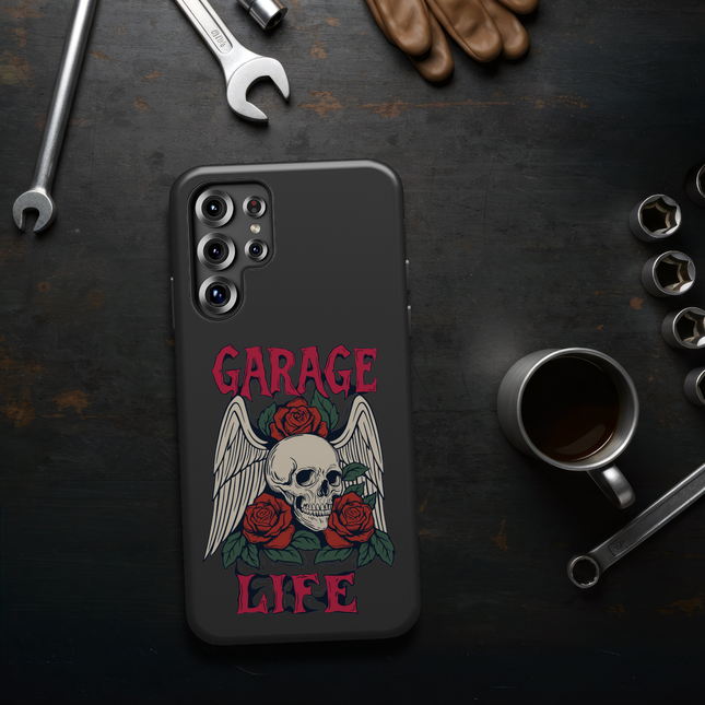 Garage Life Skull Wings Phone Case