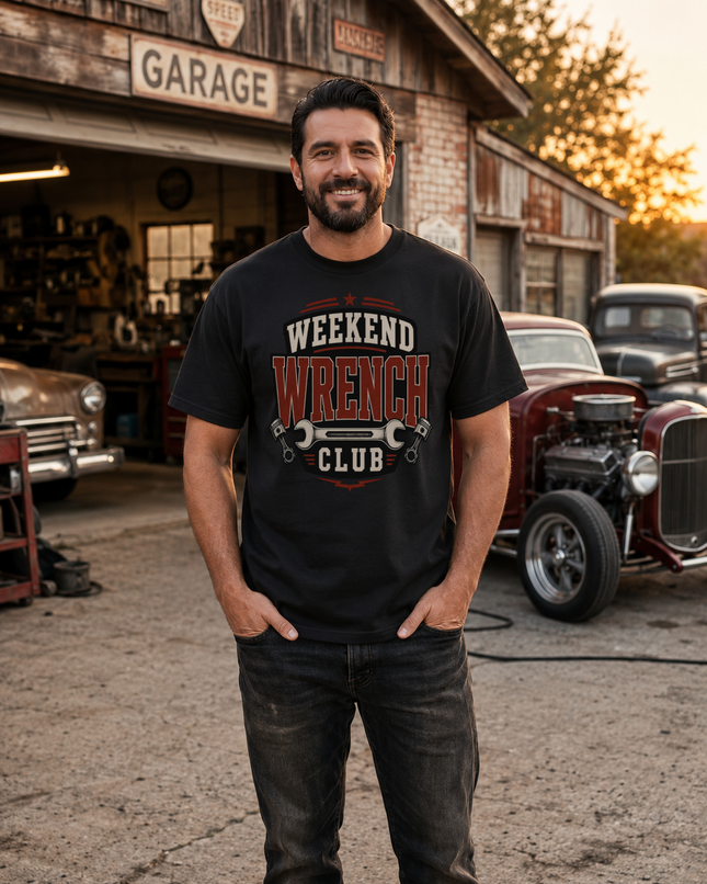 Weekend Wrench Club Premium Heavyweight T-Shirt