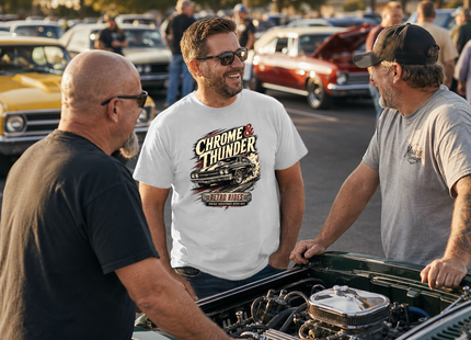 Chrome & Thunder Premium Heavyweight T-Shirt