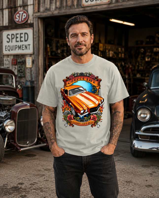 Legends Don’t Rust Premium Heavyweight Tee