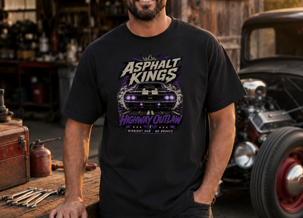 Highway Outlaw Premium Heavyweight T-Shirt
