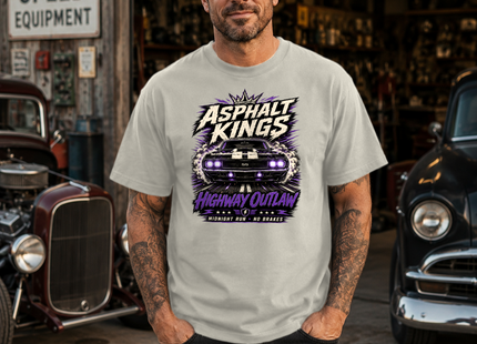Highway Outlaw Premium Heavyweight T-Shirt