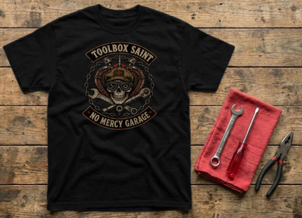 Toolbox Saint Skull Premium Heavyweight T-Shirt