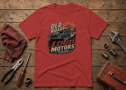 Old Roads Loud Motors Standard T-Shirt