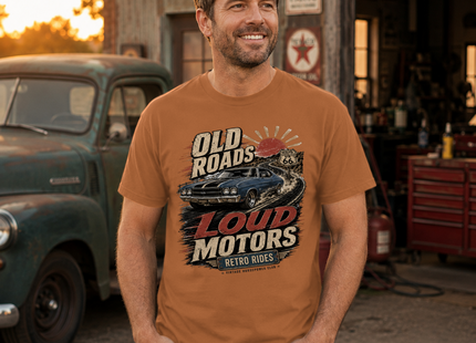 Old Roads Loud Motors Standard T-Shirt