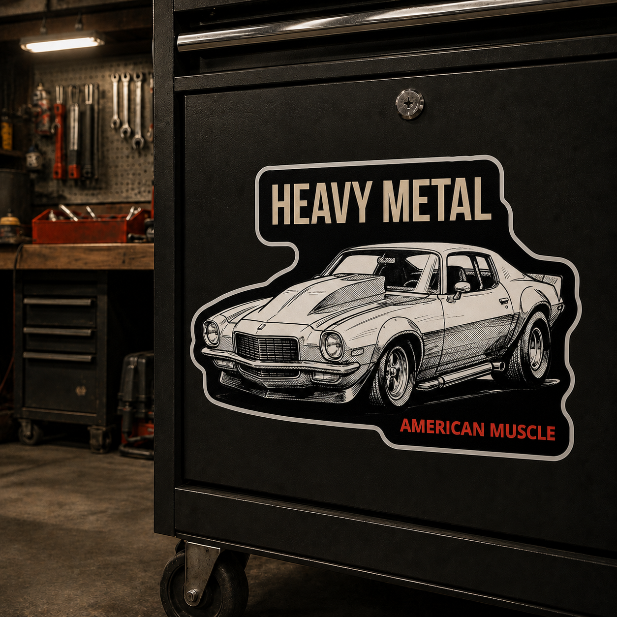 Wench Muscle Sticker