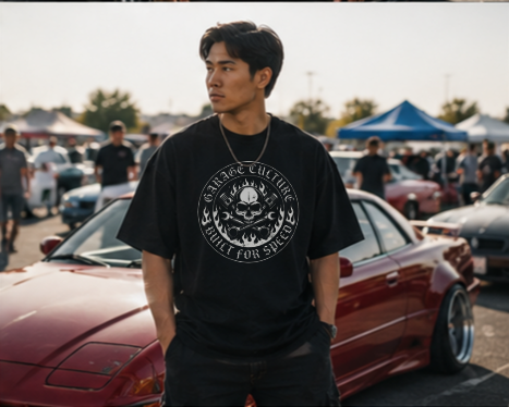 Skull Badge Premium Heavyweight T-Shirt