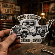 Rust & Trust Truck Sticker