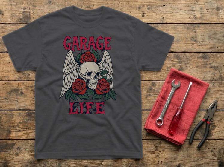 Grease Angel Premium Heavyweight T-Shirt