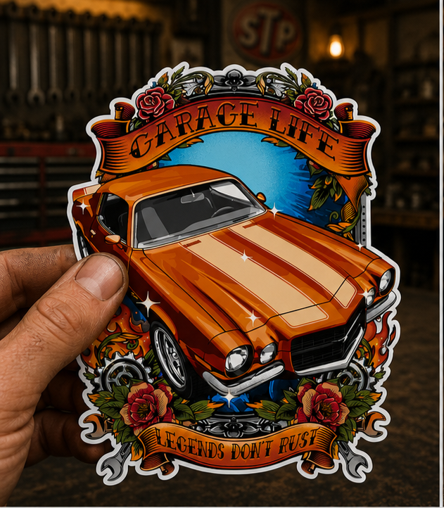 Legends Don’t Rust Sticker
