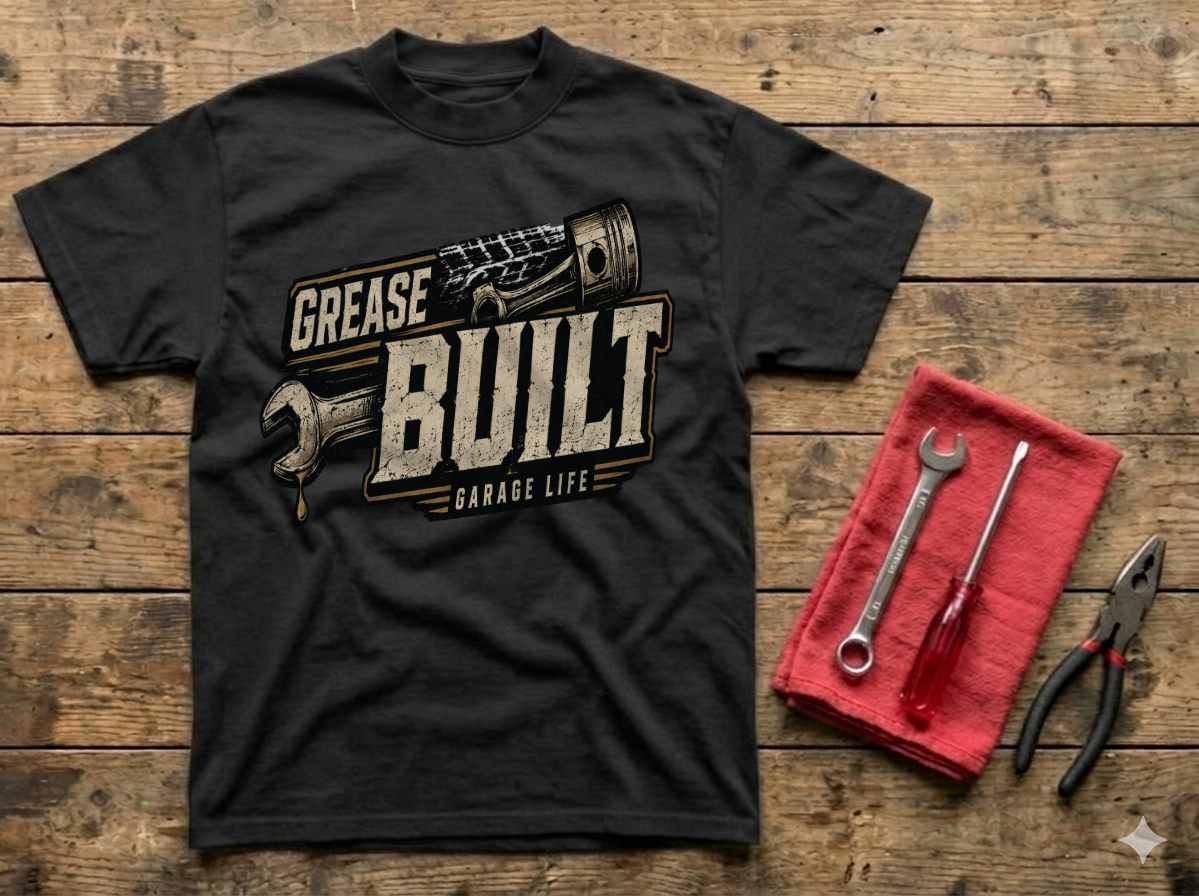 Grease Built Premium Heavyweight T-Shirt