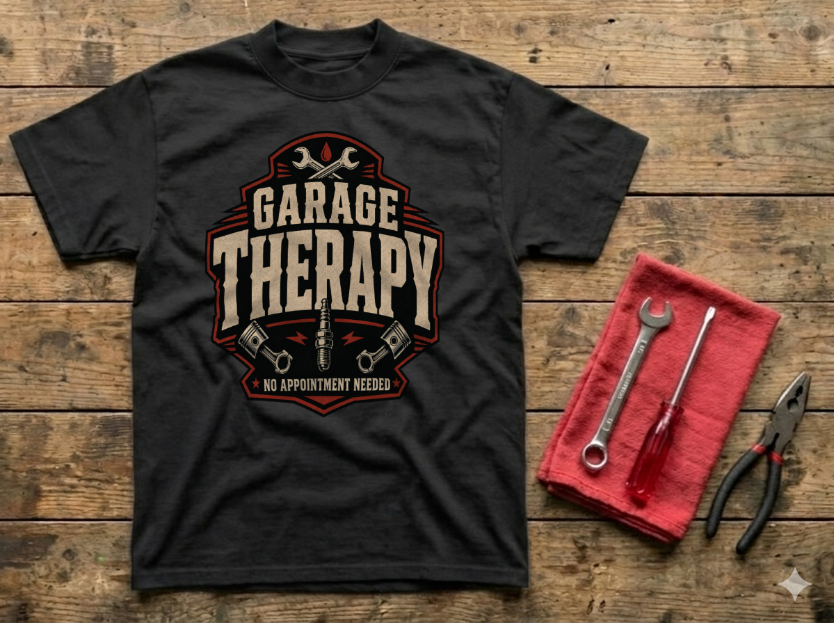 Garage Therapy Premium Heavyweight T-Shirt
