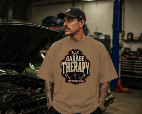 Garage Therapy Premium Heavyweight T-Shirt
