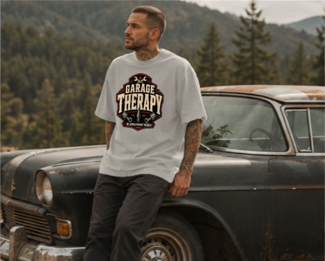 Garage Therapy Premium Heavyweight T-Shirt