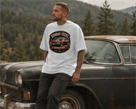 Sunday Steel Premium Heavyweight T-Shirt
