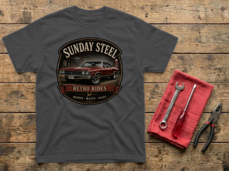 Sunday Steel Premium Heavyweight T-Shirt