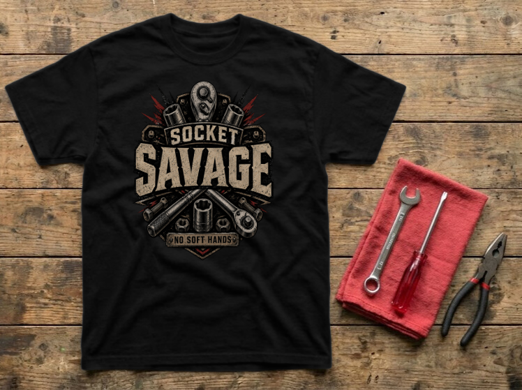 Socket Savage Premium Heavyweight T-Shirt