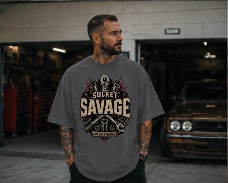 Socket Savage Premium Heavyweight T-Shirt