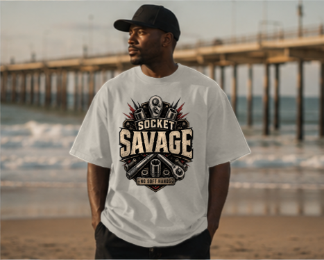 Socket Savage Premium Heavyweight T-Shirt