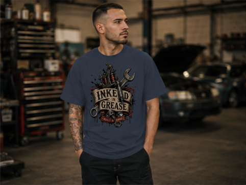 Inked in Grease Standard T-Shirt
