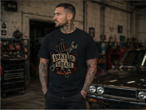 Inked in Grease Standard T-Shirt