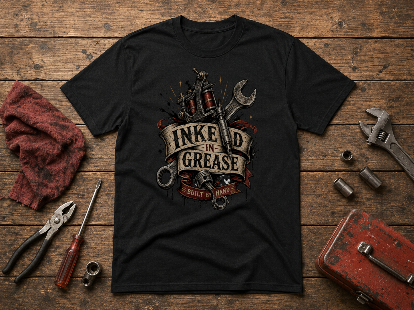 Inked in Grease Standard T-Shirt