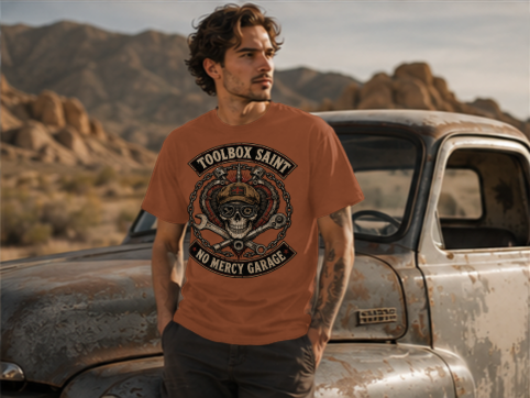 Toolbox Saint Skull Standard T-Shirt