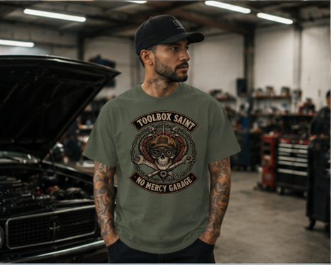 Toolbox Saint Skull Standard T-Shirt