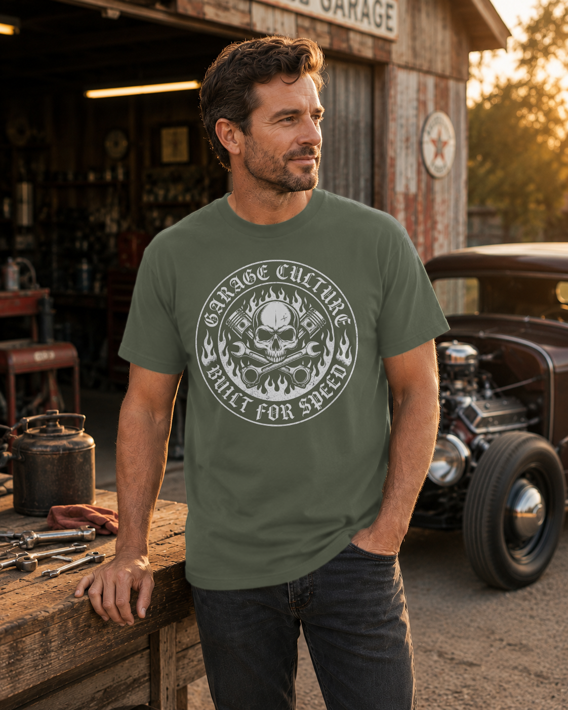 Skull Badge Standard T-Shirt