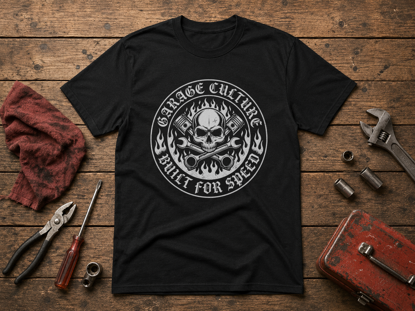 Skull Badge Standard T-Shirt
