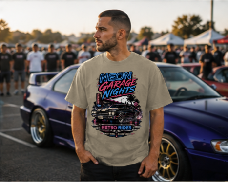 Neon Garage Nights Standard T-Shirt