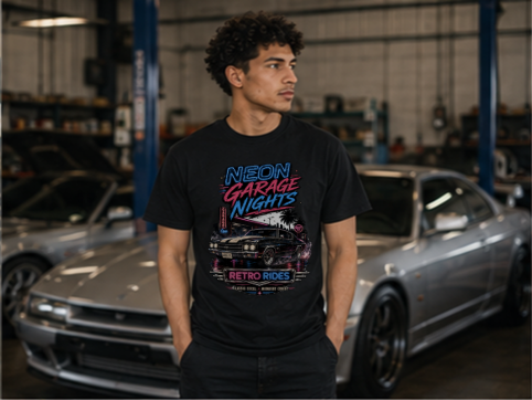 Neon Garage Nights Standard T-Shirt