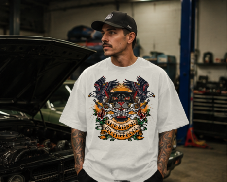 Piston Panther Premium Heavyweight T-Shirt