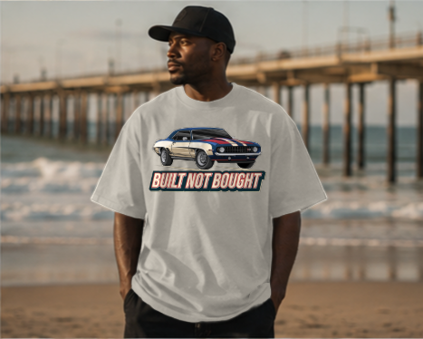 Built Not Bought Premium Heavyweight T-Shirt