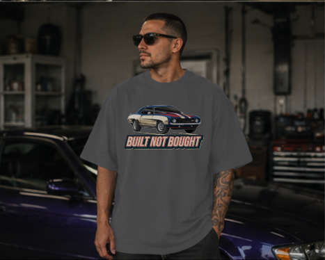 Built Not Bought Premium Heavyweight T-Shirt