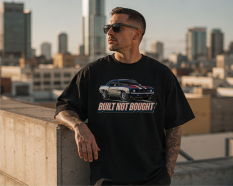 Built Not Bought Premium Heavyweight T-Shirt