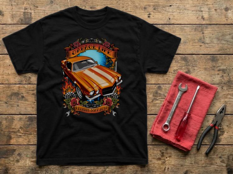 Legends Don’t Rust Premium Heavyweight T-Shirt